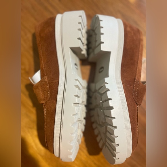 Women’s Rust Brown Suede Loafers by Patina - Picture 8 of 8